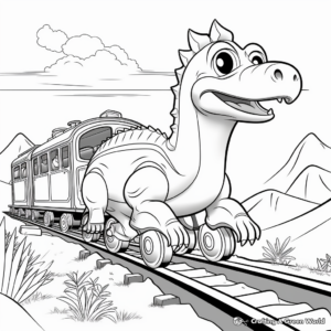 Dinosaur Train Coloring Pages: Adventure Awaits 2