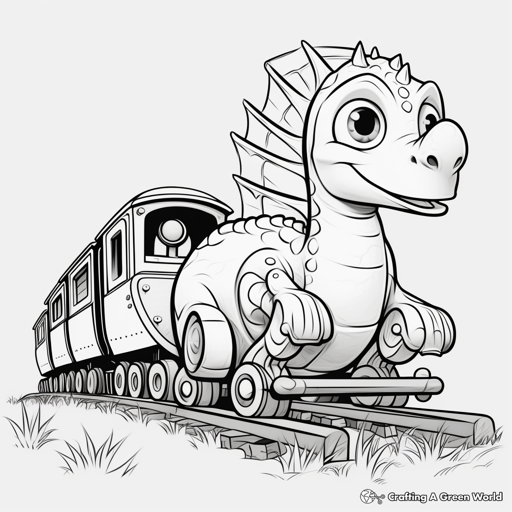 Dinosaur Train Coloring Pages: Adventure Awaits 3