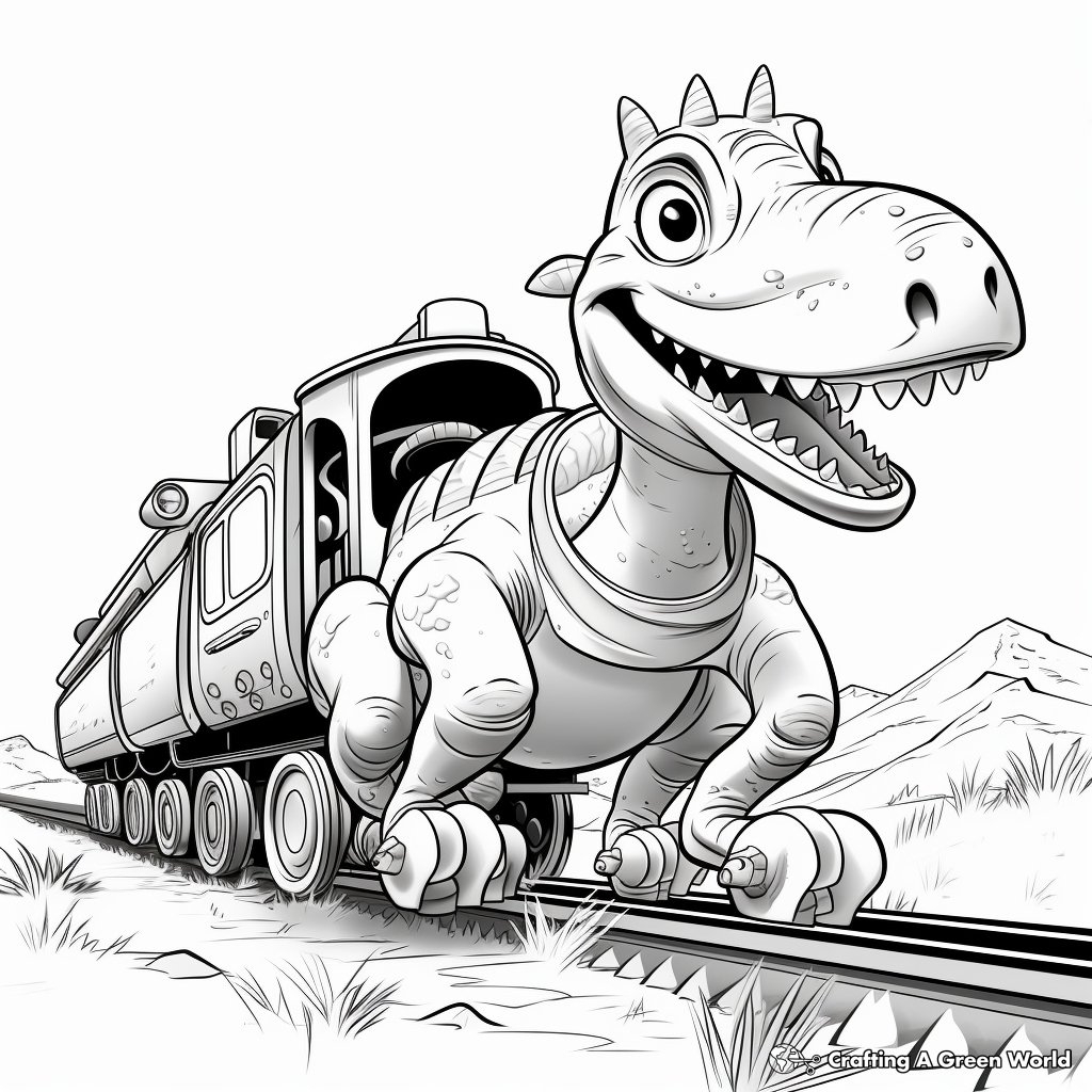 Dinosaur Train Coloring Pages: Adventure Awaits 4