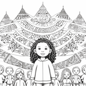 Diversity-Inspired Mindfulness Coloring Pages 2