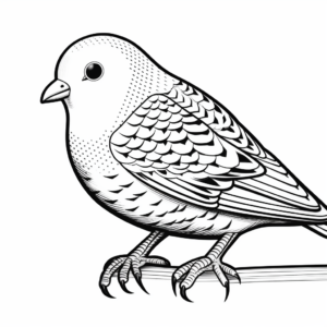 DIY Budgie Coloring Pages: Create Your Own Design 1