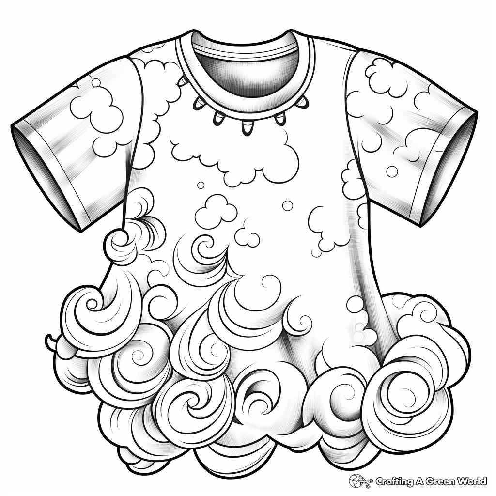 DIY Fashion Tie Dye Coloring Pages 4