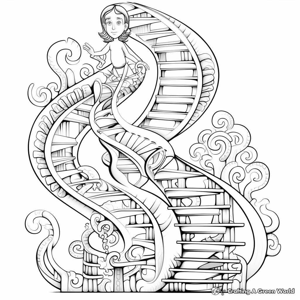 DNA Structure Coloring Pages 4