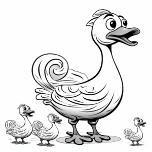 Dodo Bird Life Cycle Coloring Pages 1
