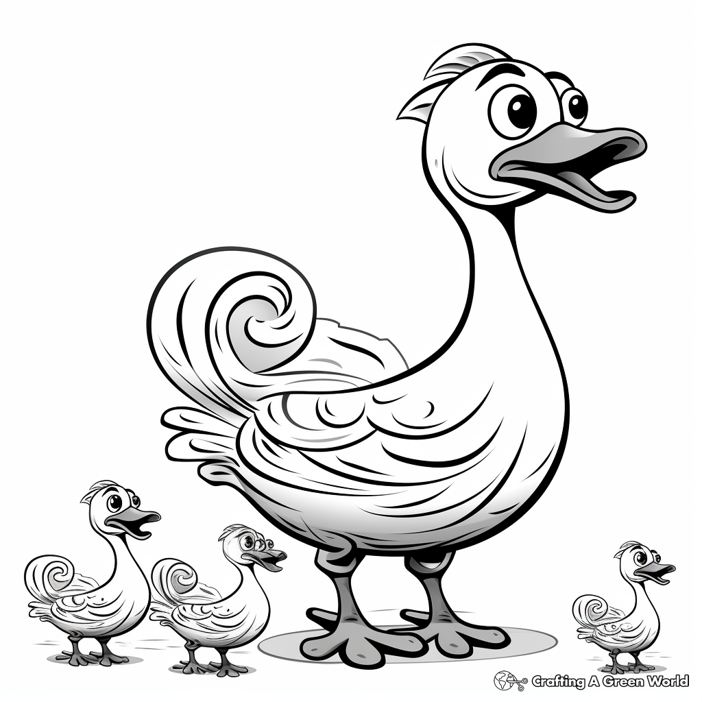 Dodo Bird Life Cycle Coloring Pages 1