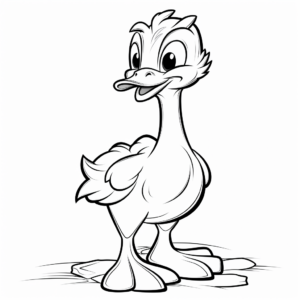 Donald Duck Inspired Duckling Coloring Pages 2