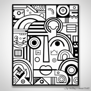 Doodle Fun: Printable Abstract Coloring Pages 2