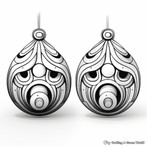 Double Sided 3D Ornament Coloring Pages 4