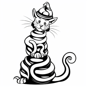 Dr. Seuss' Cat in the Hat Coloring Pages 2