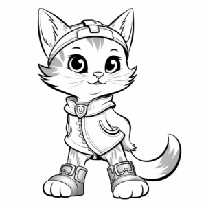 DreamWorks' Puss in Boots Coloring Pages 3