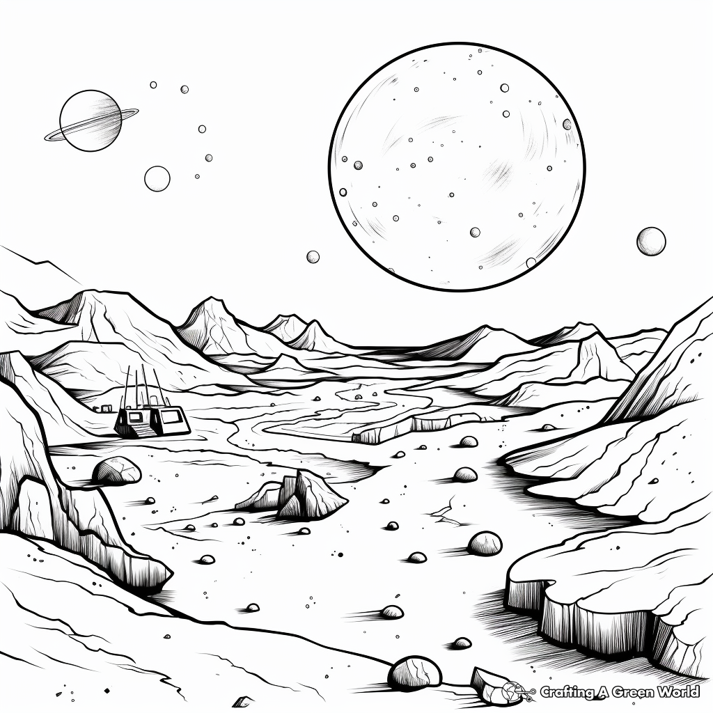 Dreamy V774104 Dwarf Planet Coloring Pages 3