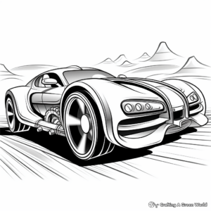 Dynamic Race Car Coloring Pages 3