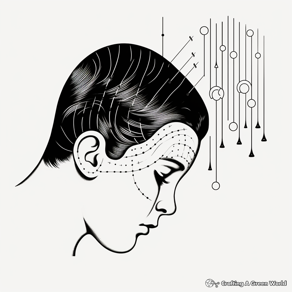 Ear Acupuncture Points Coloring Pages 2