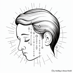 Ear Acupuncture Points Coloring Pages 3