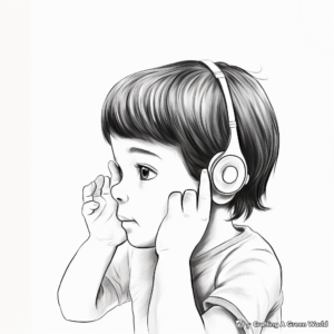 Ear Infections Learning and Coloring Pages 3