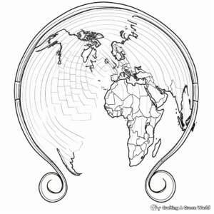 Ears of the World: Different Cultures Ear Coloring Pages 3