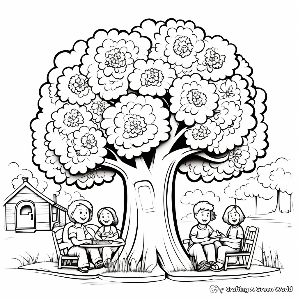 Earth-friendly Arbor Day Coloring Pages 2