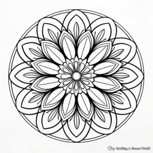 Eastern-Inspired Mandala Coloring Pages 3