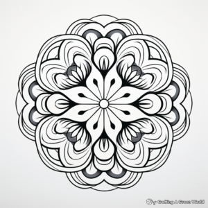 Eastern-Inspired Mandala Coloring Pages 4