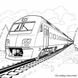 Easy Train Coloring Pages for Train Lovers 2