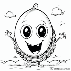 Eclipse Peas Coloring Sheets 1