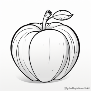 Editor's Choice Golden Apple Coloring Pages 1