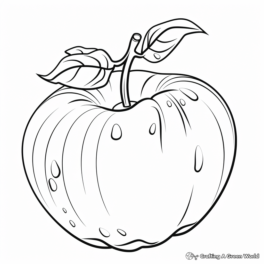 Editor's Choice Golden Apple Coloring Pages 4