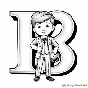 Education-oriented Bossy R Coloring Pages 1