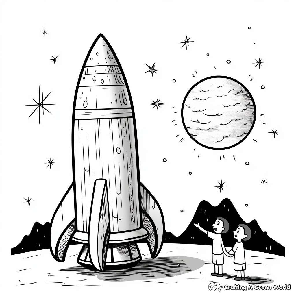 Educational Diagram of a Comet Coloring Pages 4