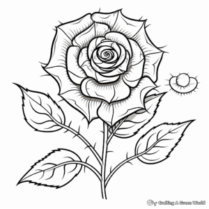 Educational Flower Anatomy Coloring Pages 3