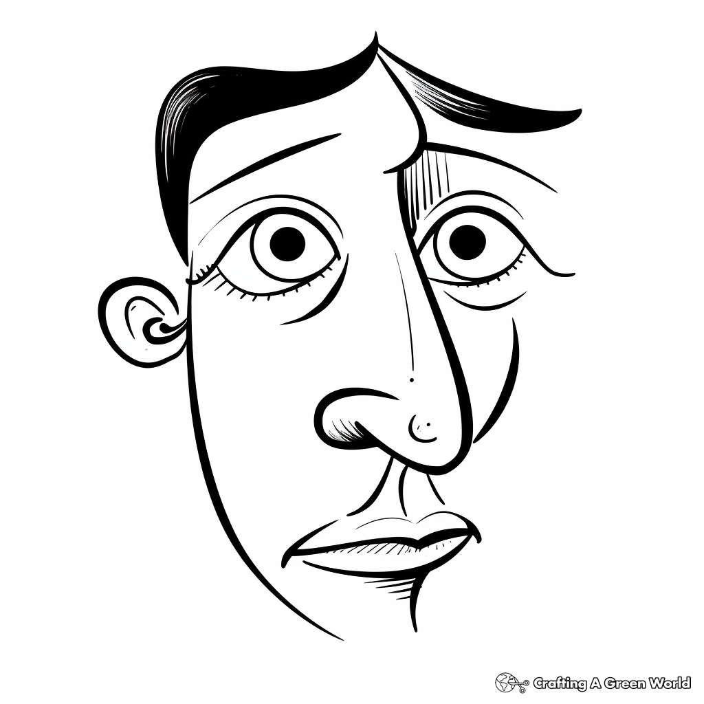 Educational Nose Structure Coloring Pages 1