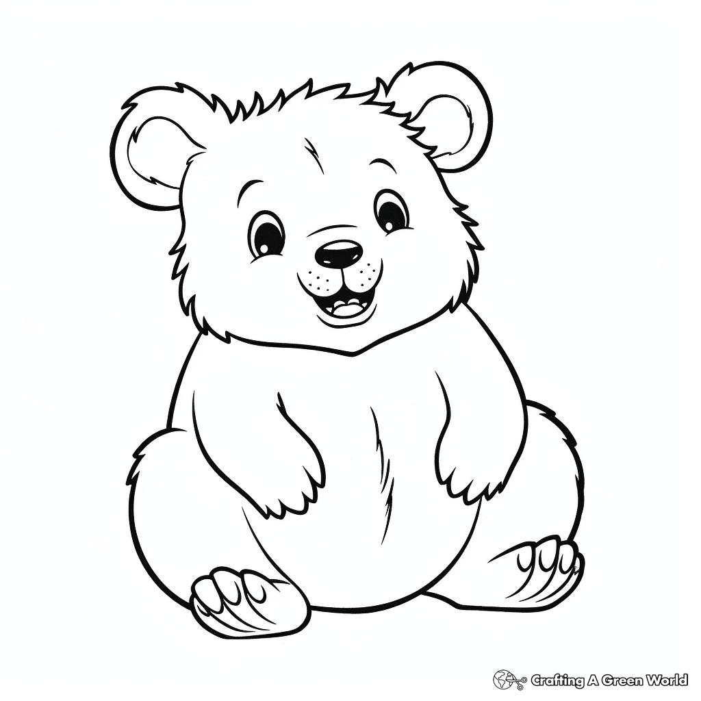 Educational Quokka Facts Coloring Pages 3