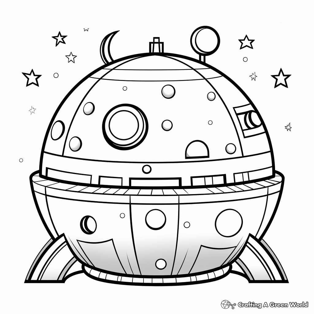 Educational Sphere Geometry Coloring Pages 1