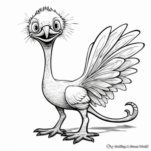 Educative Pyroraptor Facts and Coloring Page 2