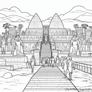 Egyptian Civilization Coloring Pages for History Lovers 1