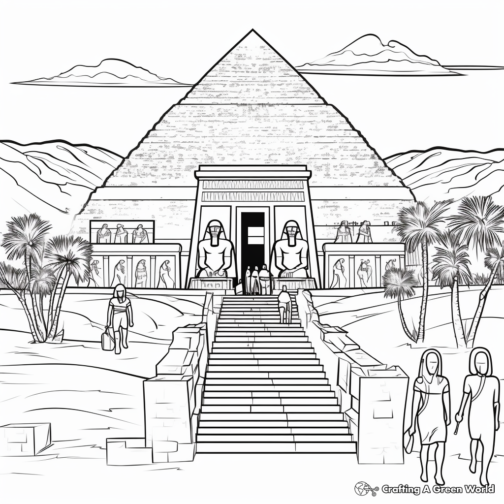 Egyptian Civilization Coloring Pages for History Lovers 2