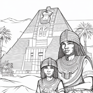 Egyptian Civilization Coloring Pages for History Lovers 3