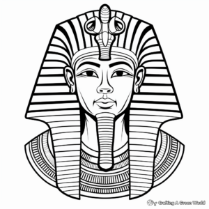 Egyptian Pharaoh Coloring Pages 1