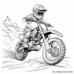 Electric Dirt Bike Coloring Pages For Tech-Savvy Kids 3