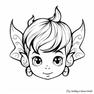 Elfin Ears Fantasy Coloring Pages 2