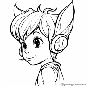 Elfin Ears Fantasy Coloring Pages 3