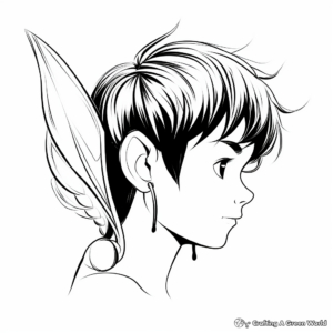 Elfin Ears Fantasy Coloring Pages 4
