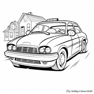 Emergency Response Police Car Coloring Pages 4