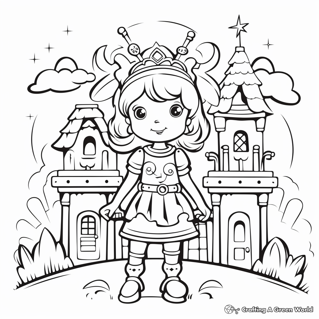 Enchanting Fairy Tale Coloring Pages 1