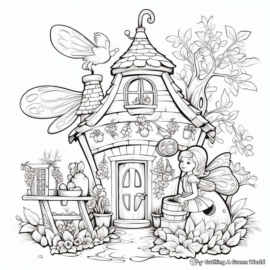 Enchanting Fairy Tale Coloring Pages 2