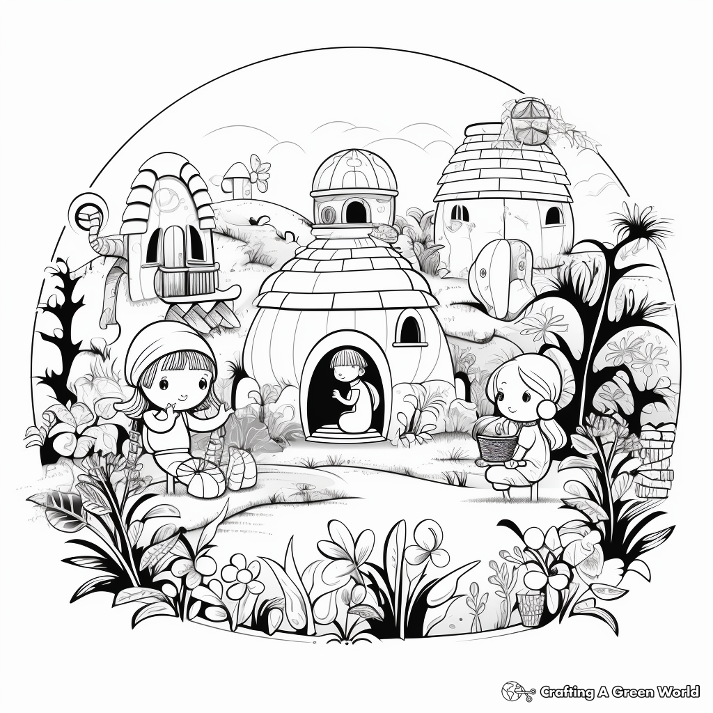 Enchanting Fairy Tale Coloring Pages 3
