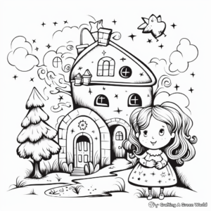 Enchanting Fairy Tale Coloring Pages 4