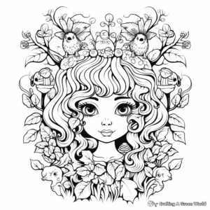 Enchanting Forest Creatures Coloring Sheets 1