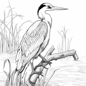Endangered Bluethroat Macaw Coloring Pages 1