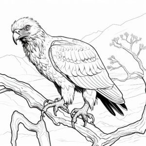 Endangered Golden Eagles Coloring Pages 3